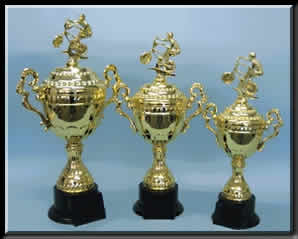 BMX 3 Pack Mixed Gold Cups.