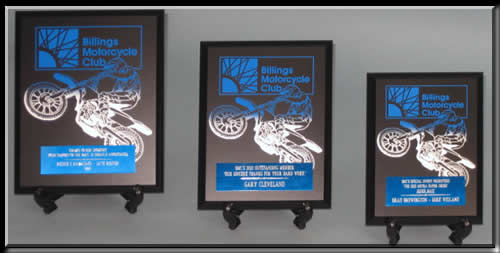 Screen Printed Plaque set.